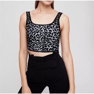 aritzia babaton‎ sculpt knit crop tank XXS